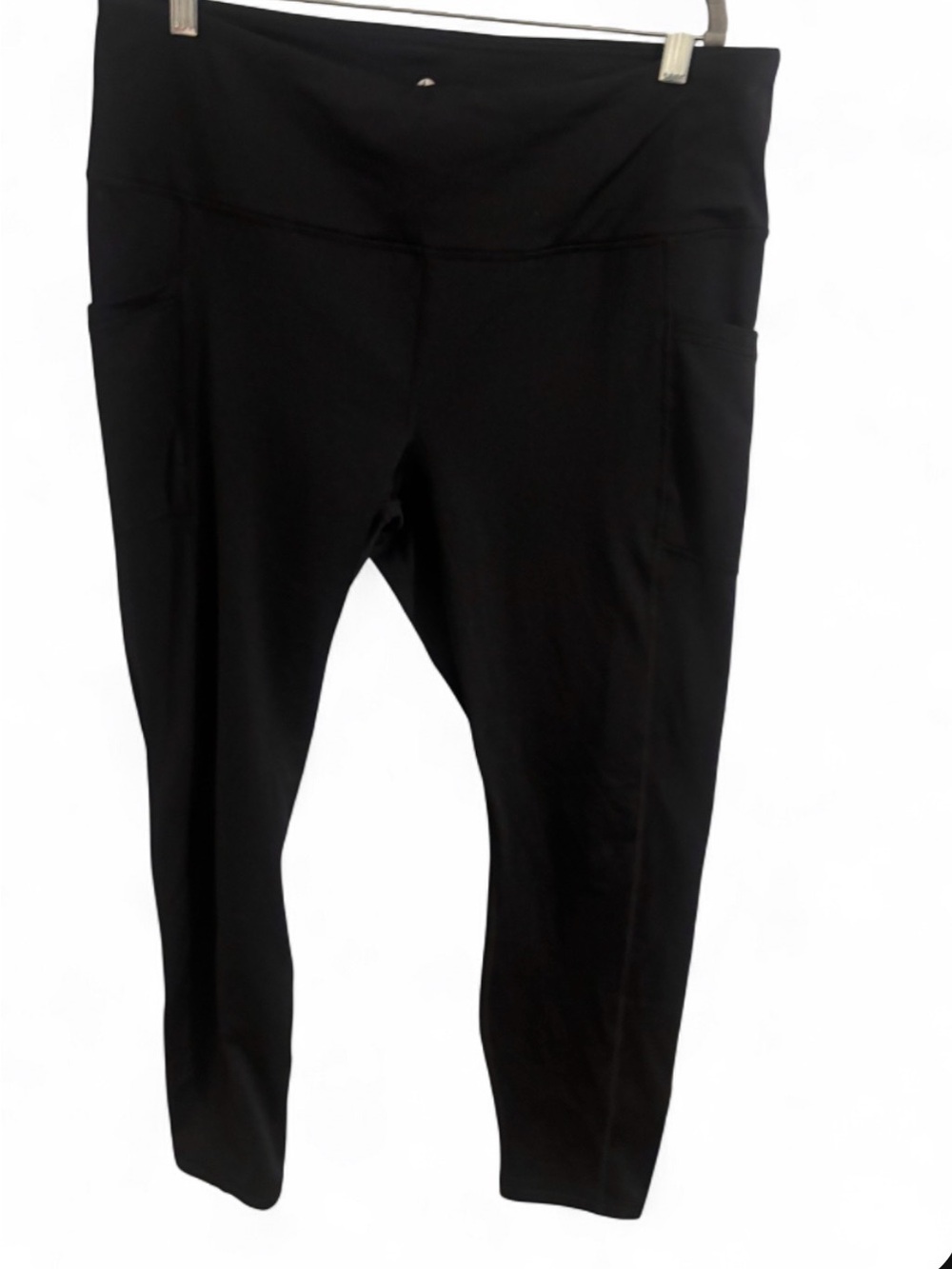 Women's Black High-Rise Pocket Leggings